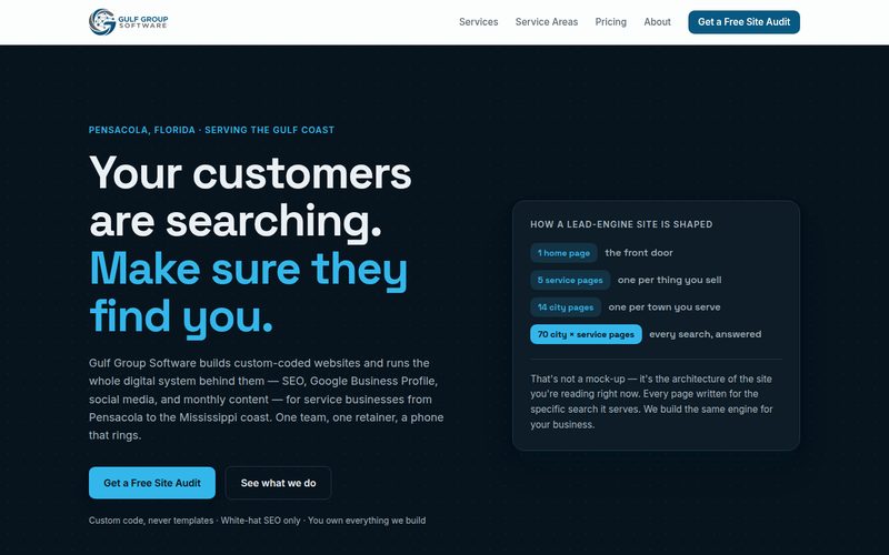 Gulf Group Software website homepage